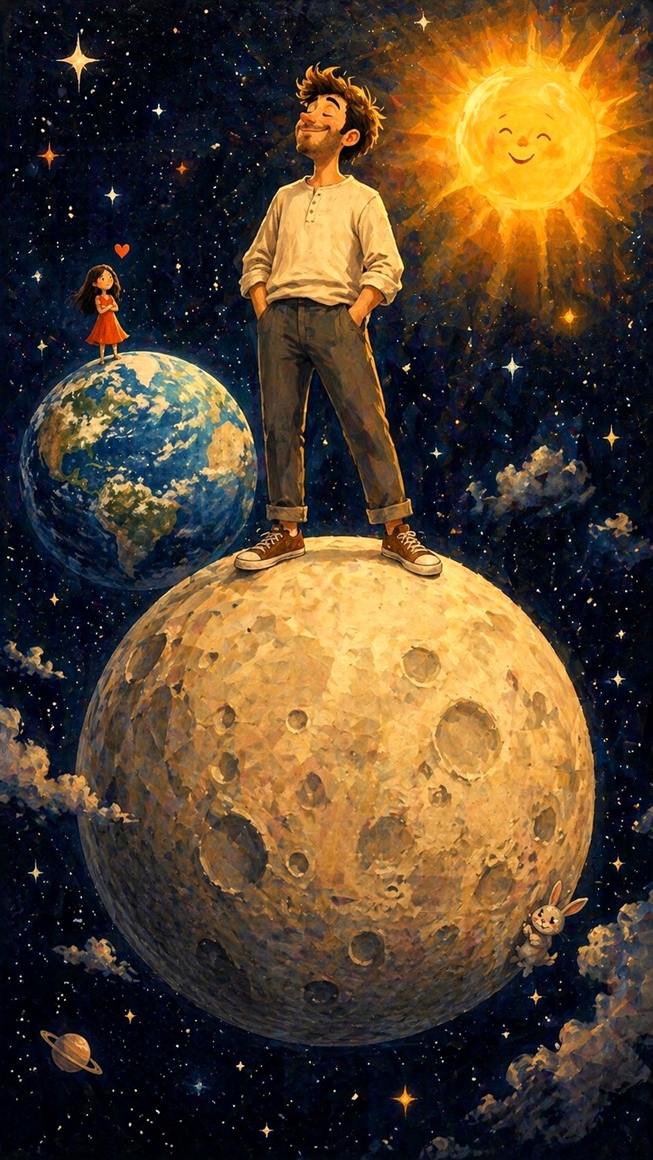 ThoughtsLeavingPaper artwork — man on the moon